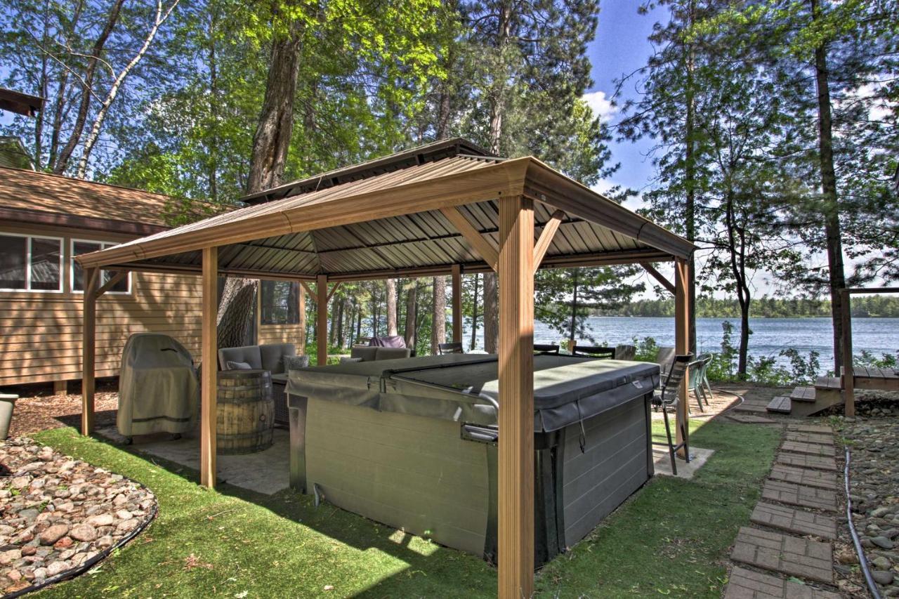 Loon Lake Lodge With Dock, Sauna And Hot Tub! Pequot Lakes Exterior photo